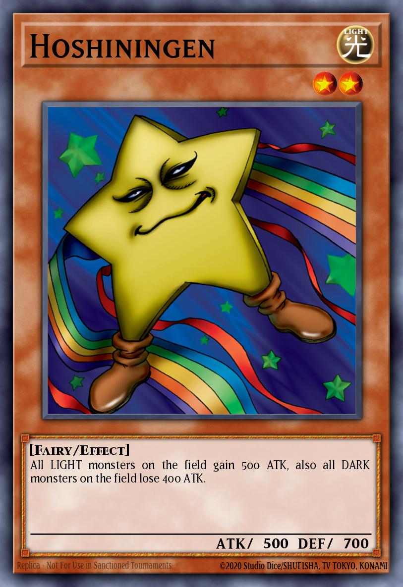 Hoshiningen Yu-Gi-Oh card