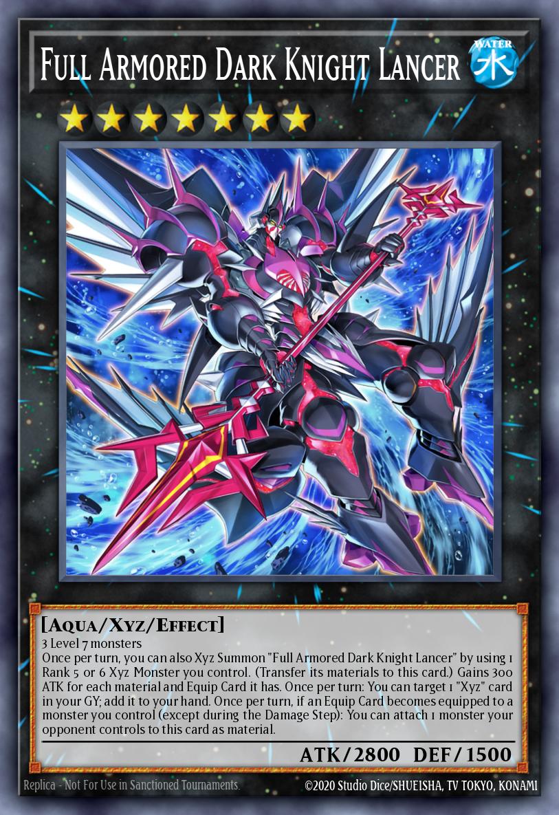 Full Armored Dark Knight Lancer Yu-Gi-Oh card