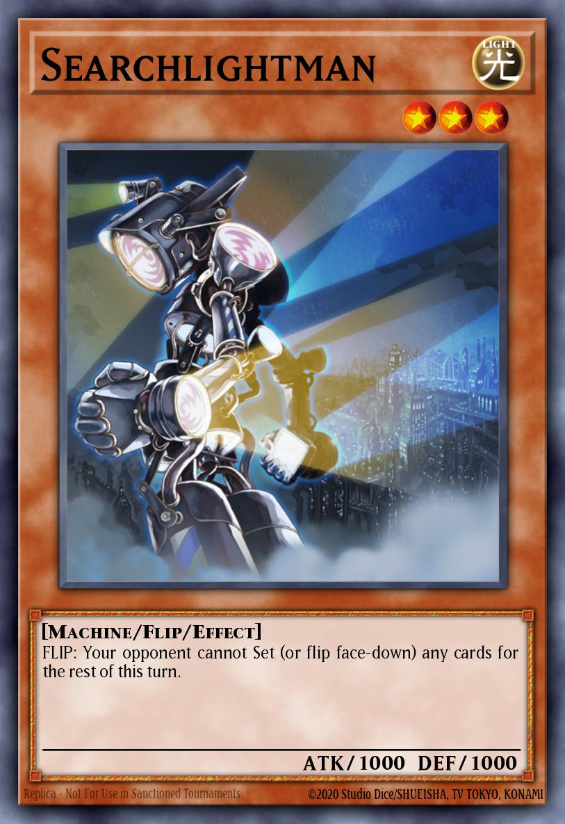 Searchlightman Yu-Gi-Oh card