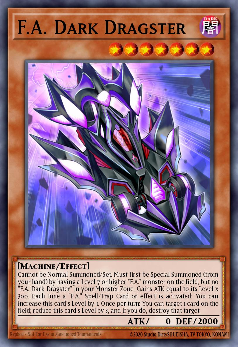 F.A. Dark Dragster Yu-Gi-Oh card