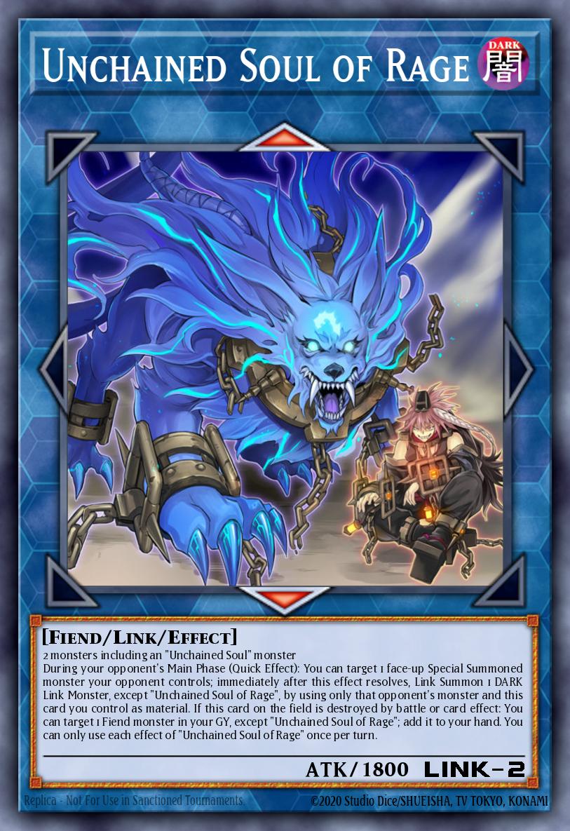 Unchained Soul of Rage Yu-Gi-Oh card