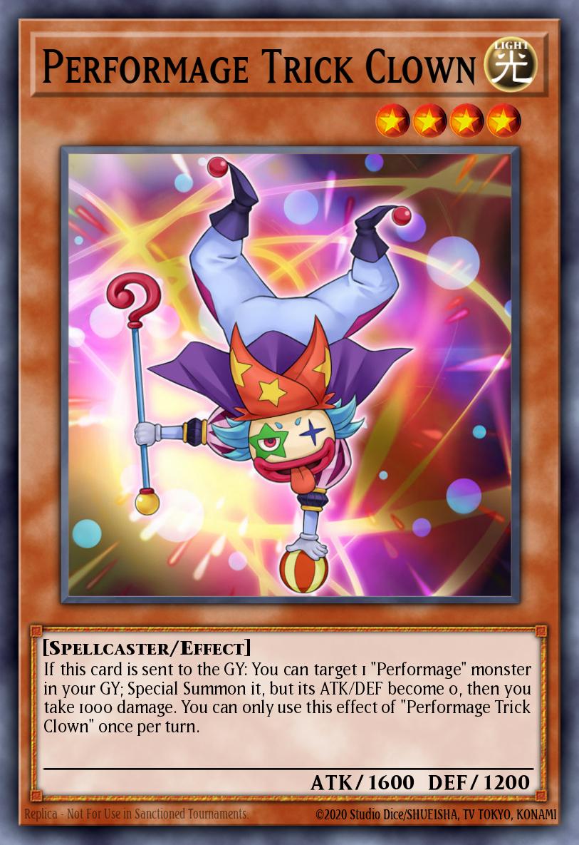 Performage Trick Clown Yu-Gi-Oh card