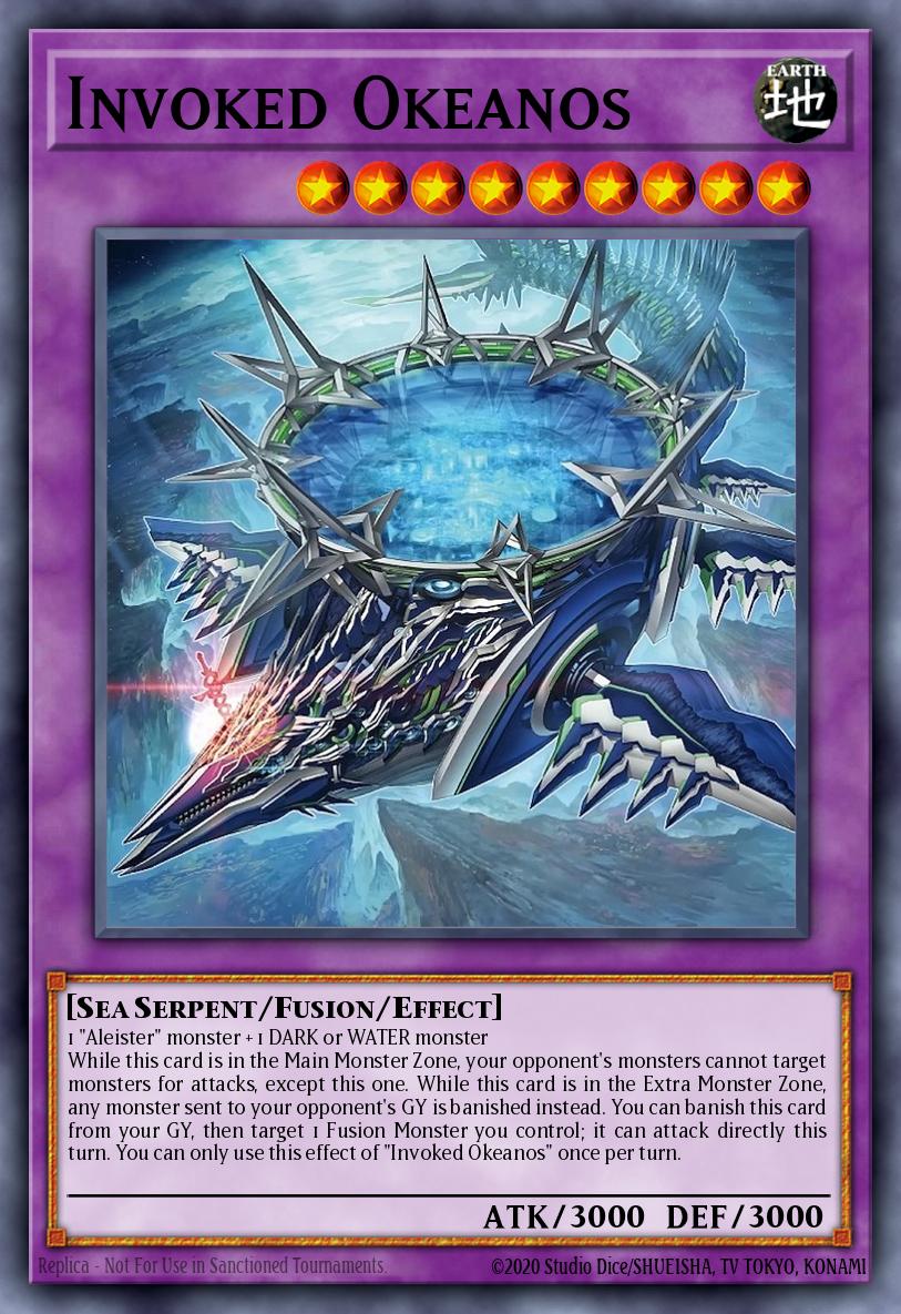 Invoked Okeanos Yu-Gi-Oh card