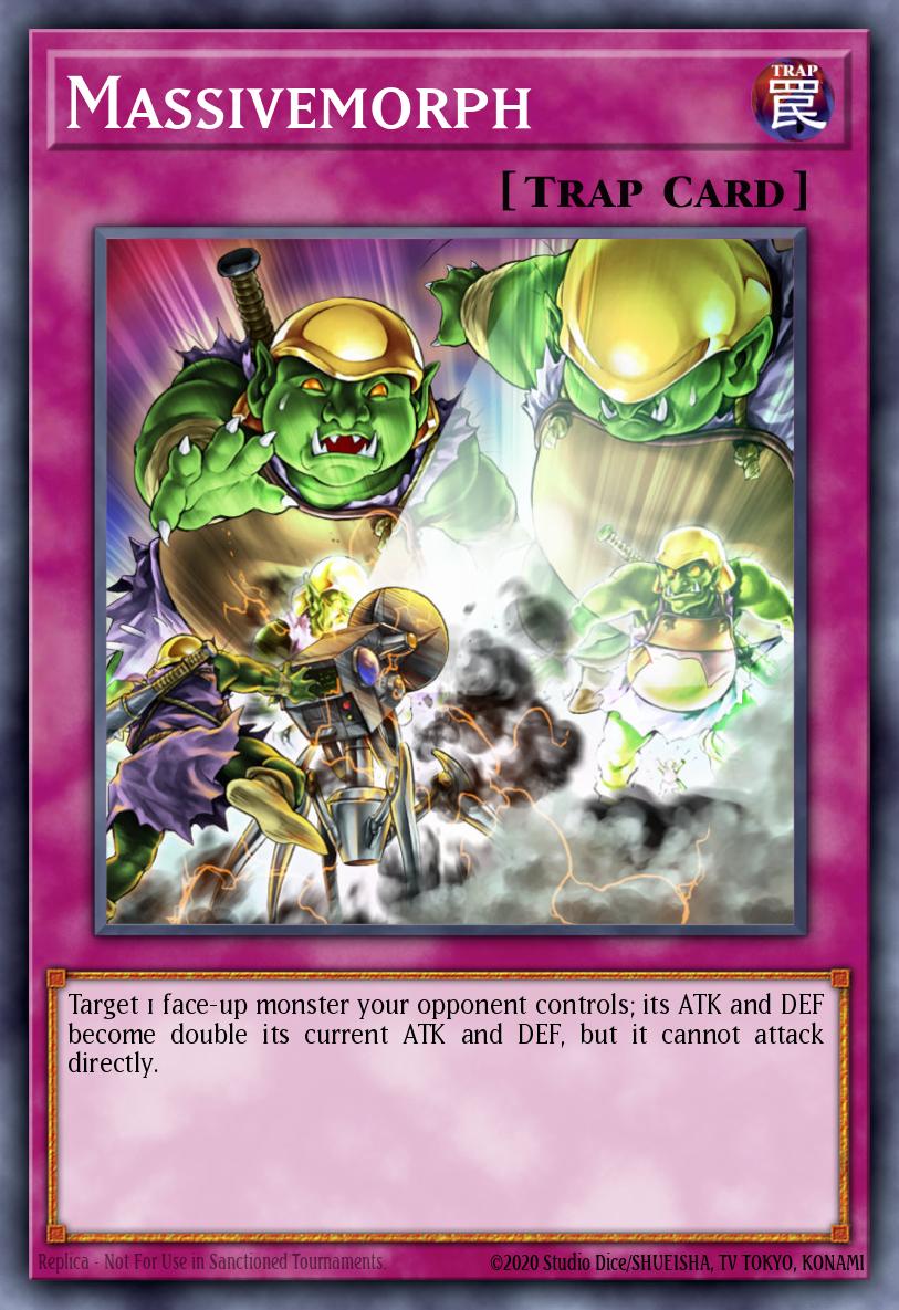 Massivemorph Yu-Gi-Oh card