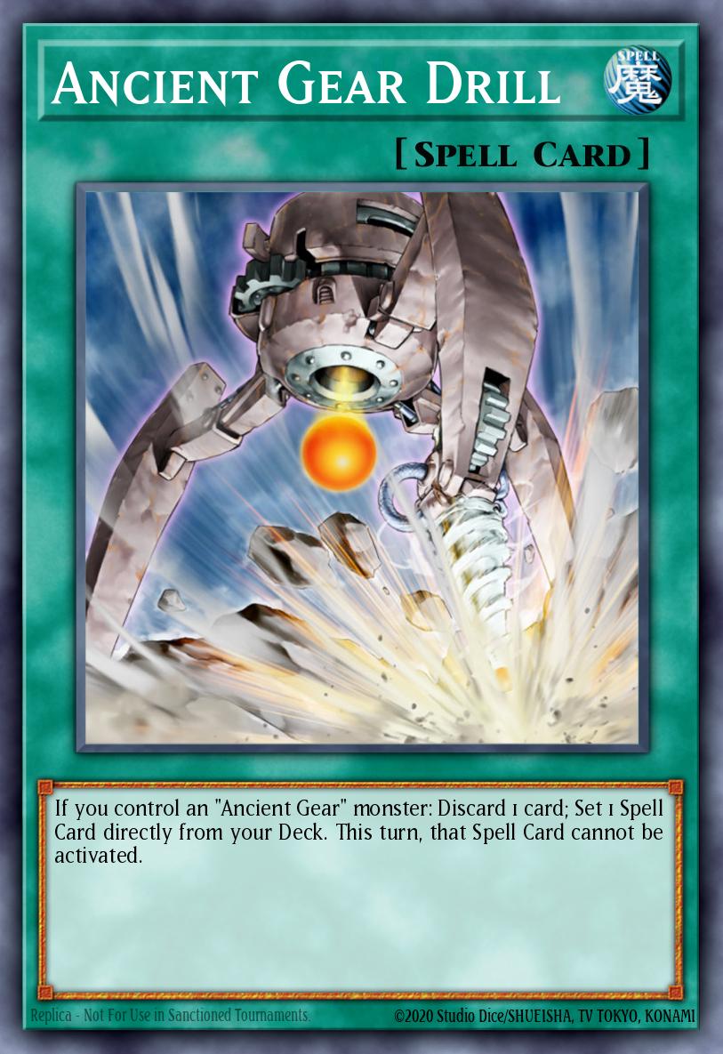 Ancient Gear Drill Yu-Gi-Oh card