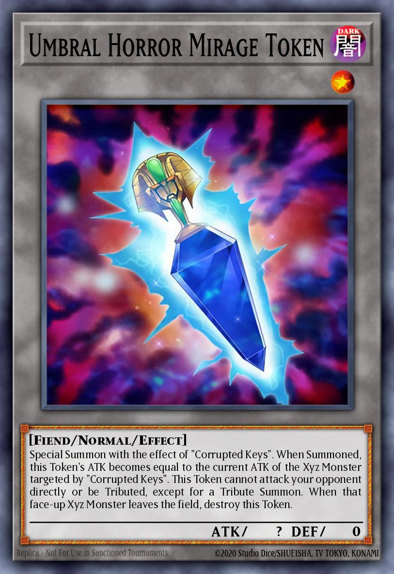 Umbral Horror Mirage Token Yu-Gi-Oh card