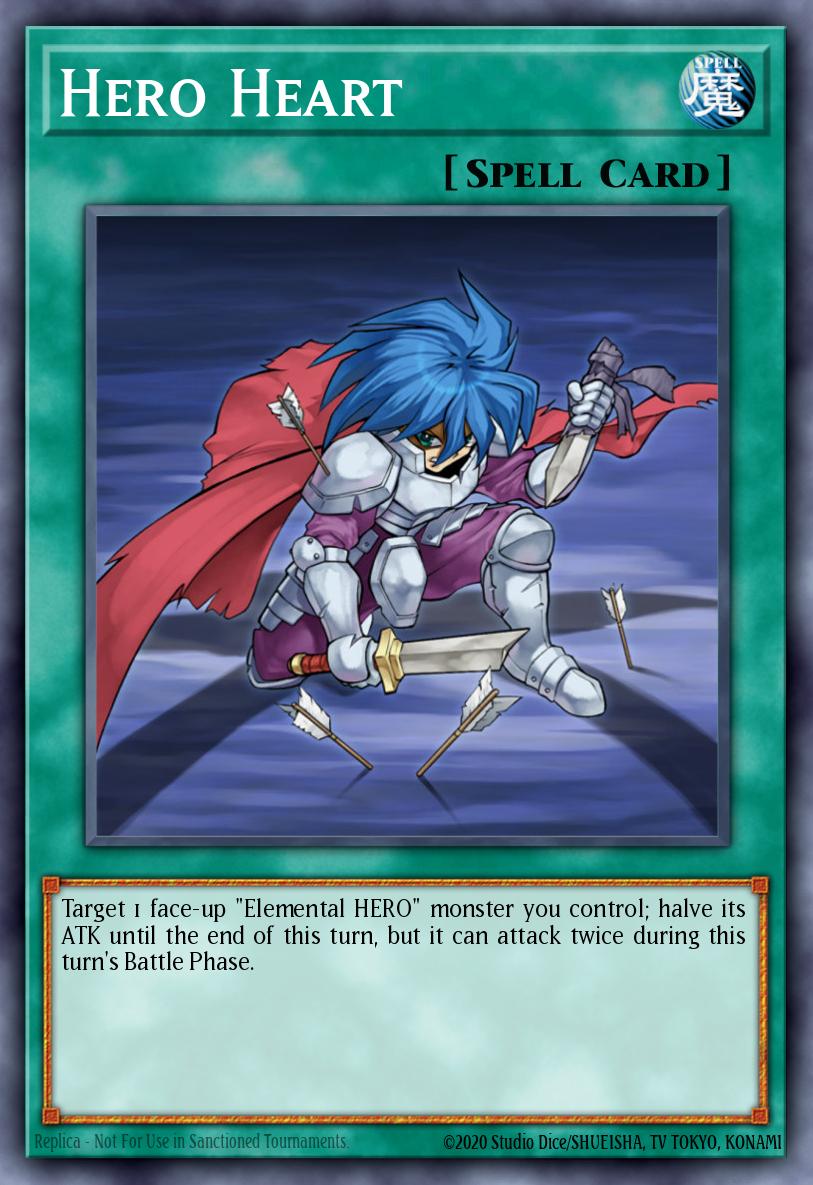 Hero Heart Yu-Gi-Oh card