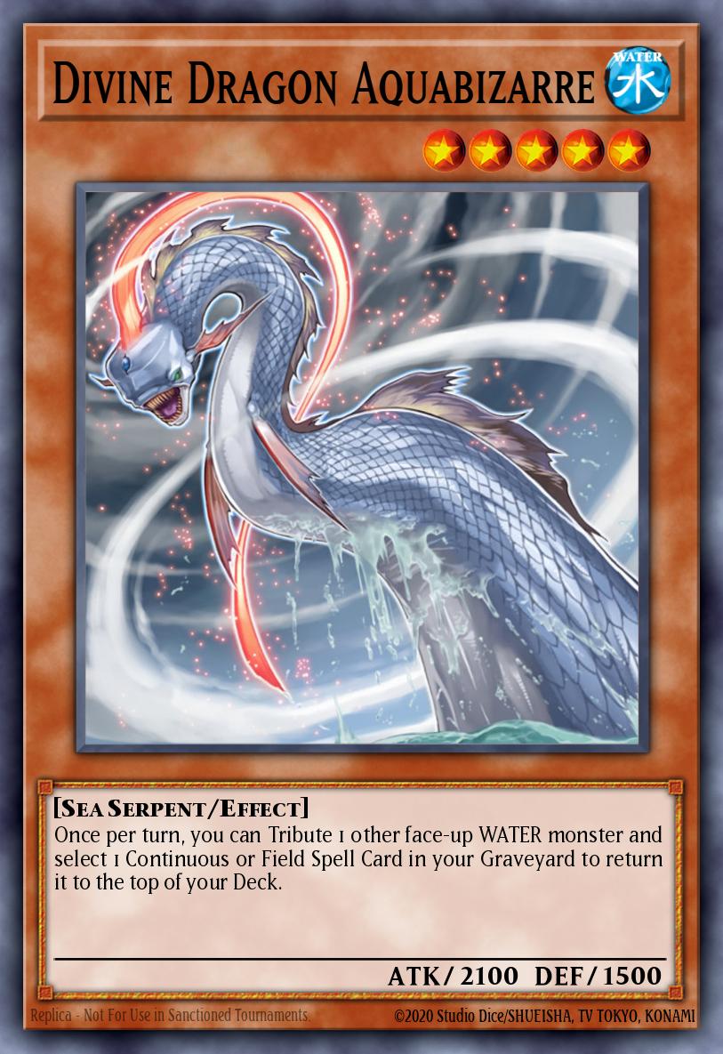 Divine Dragon Aquabizarre Yu-Gi-Oh card