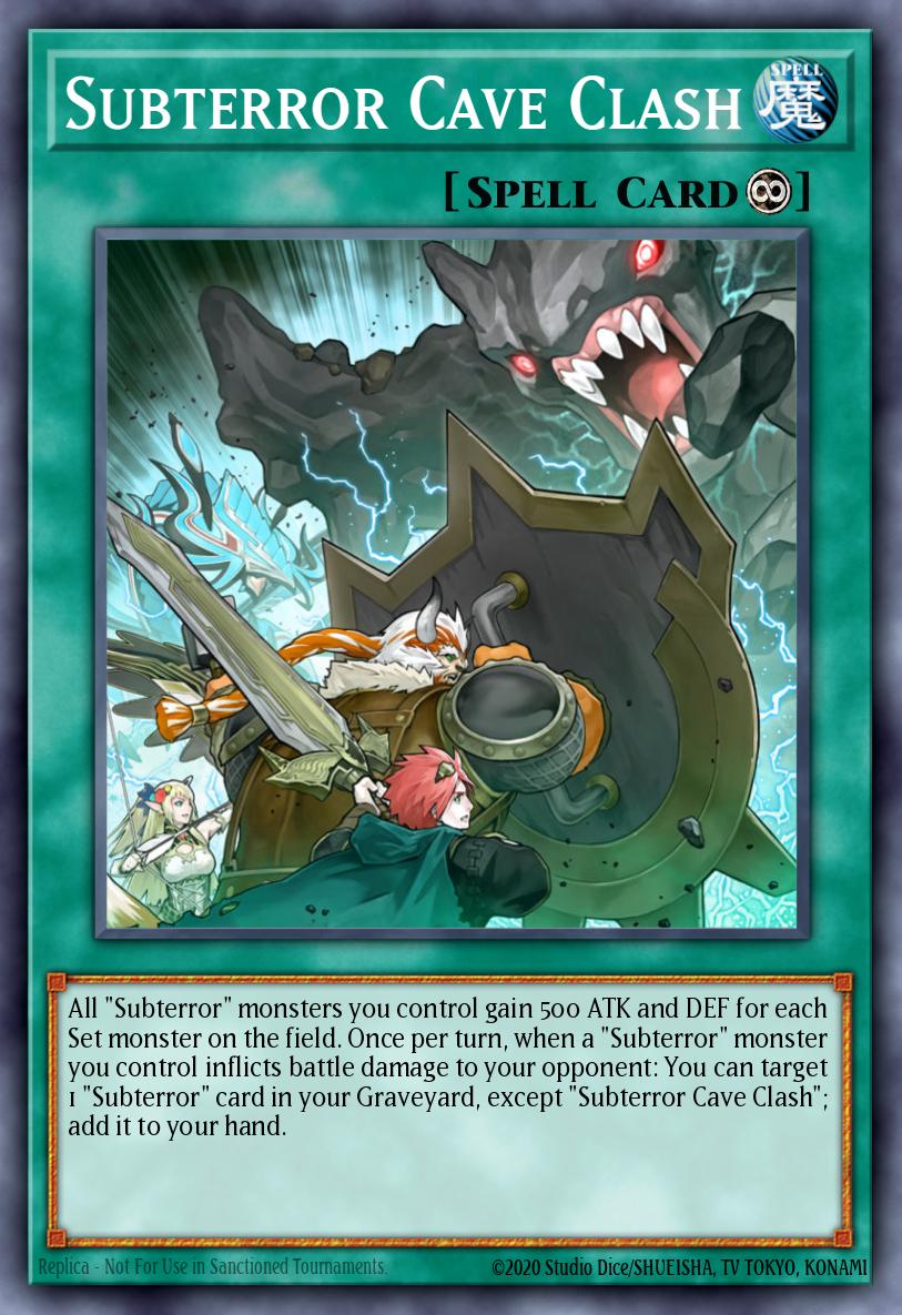 Subterror Cave Clash Yu-Gi-Oh card