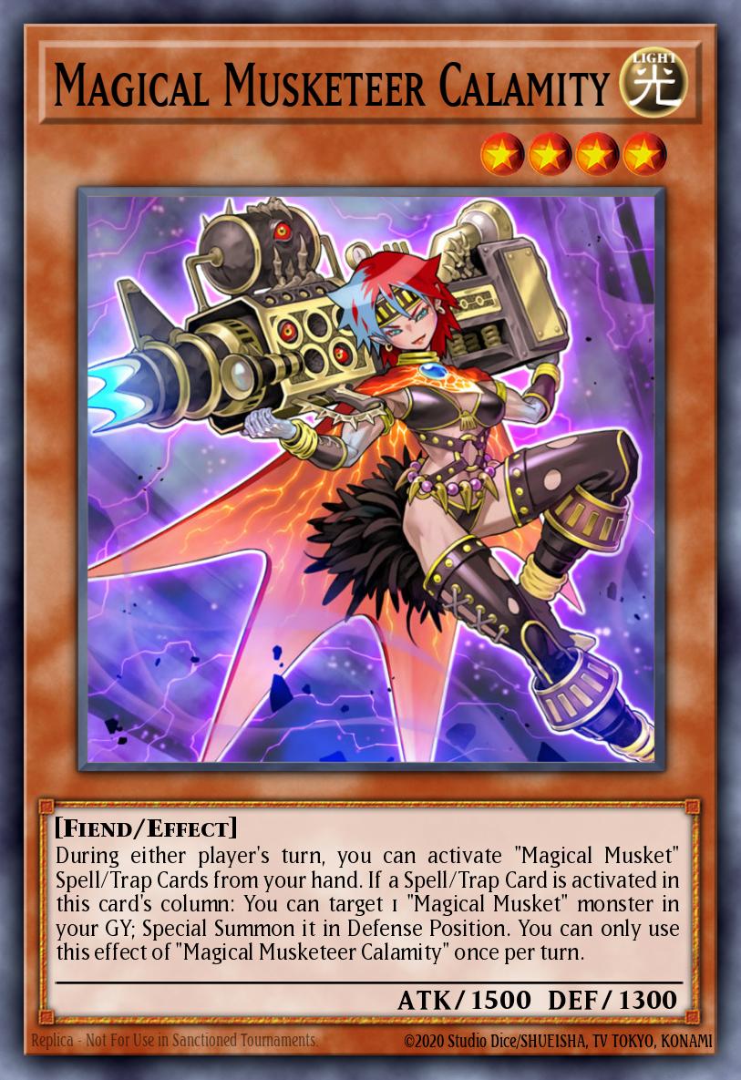 Magical Musketeer Calamity Yu-Gi-Oh card