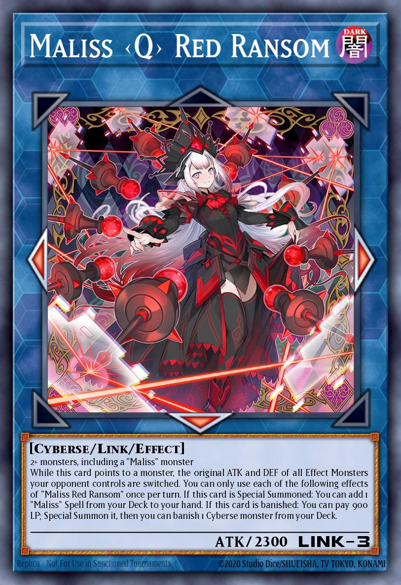 Maliss <Q> Red Ransom Yu-Gi-Oh card