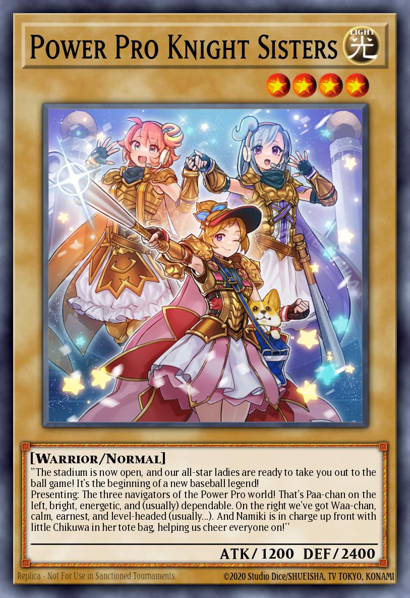 Power Pro Knight Sisters Yu-Gi-Oh card