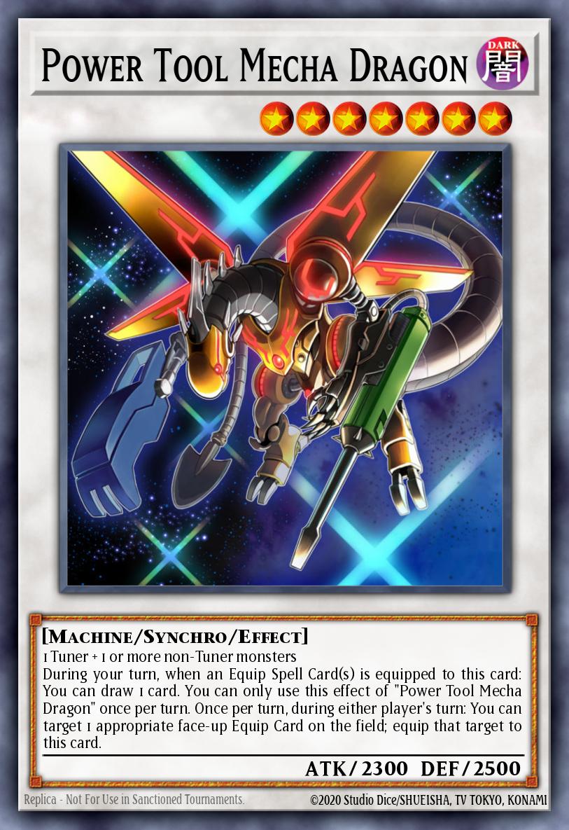 Power Tool Mecha Dragon Yu-Gi-Oh card