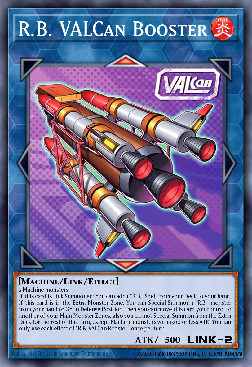 R.B. VALCan Booster Yu-Gi-Oh card