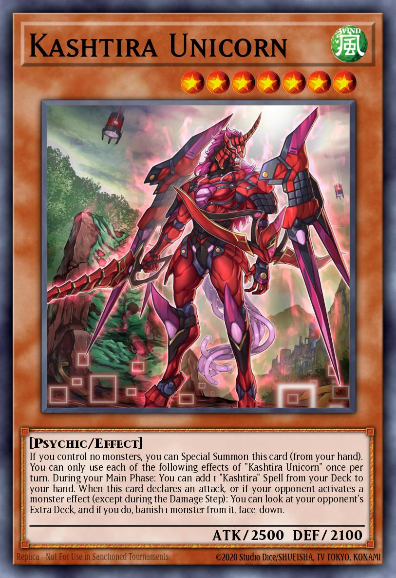 Kashtira Unicorn Yu-Gi-Oh card