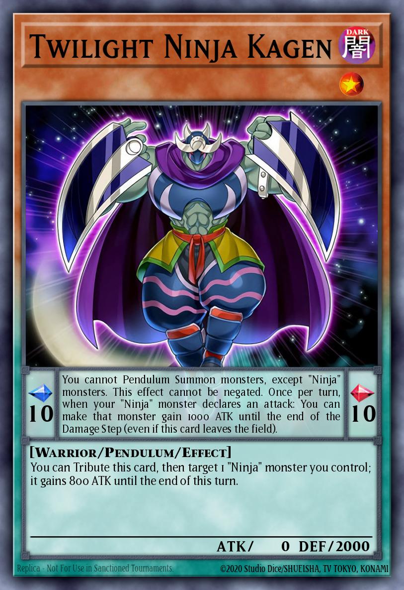 Twilight Ninja Kagen Yu-Gi-Oh card