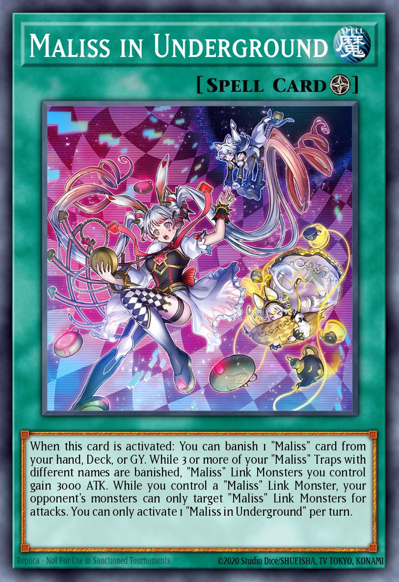 Maliss in Underground Yu-Gi-Oh card