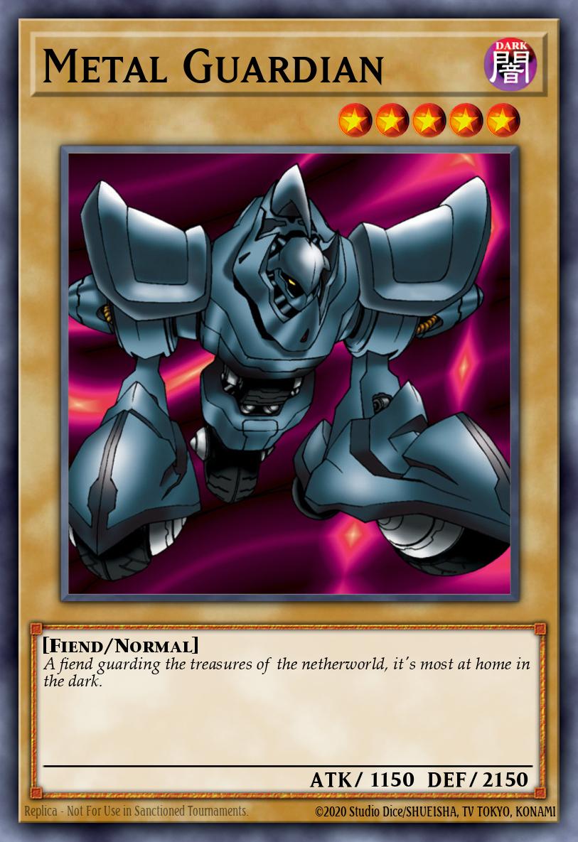Metal Guardian Yu-Gi-Oh card