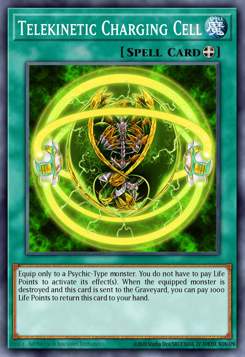 Telekinetic Charging Cell Yu-Gi-Oh card