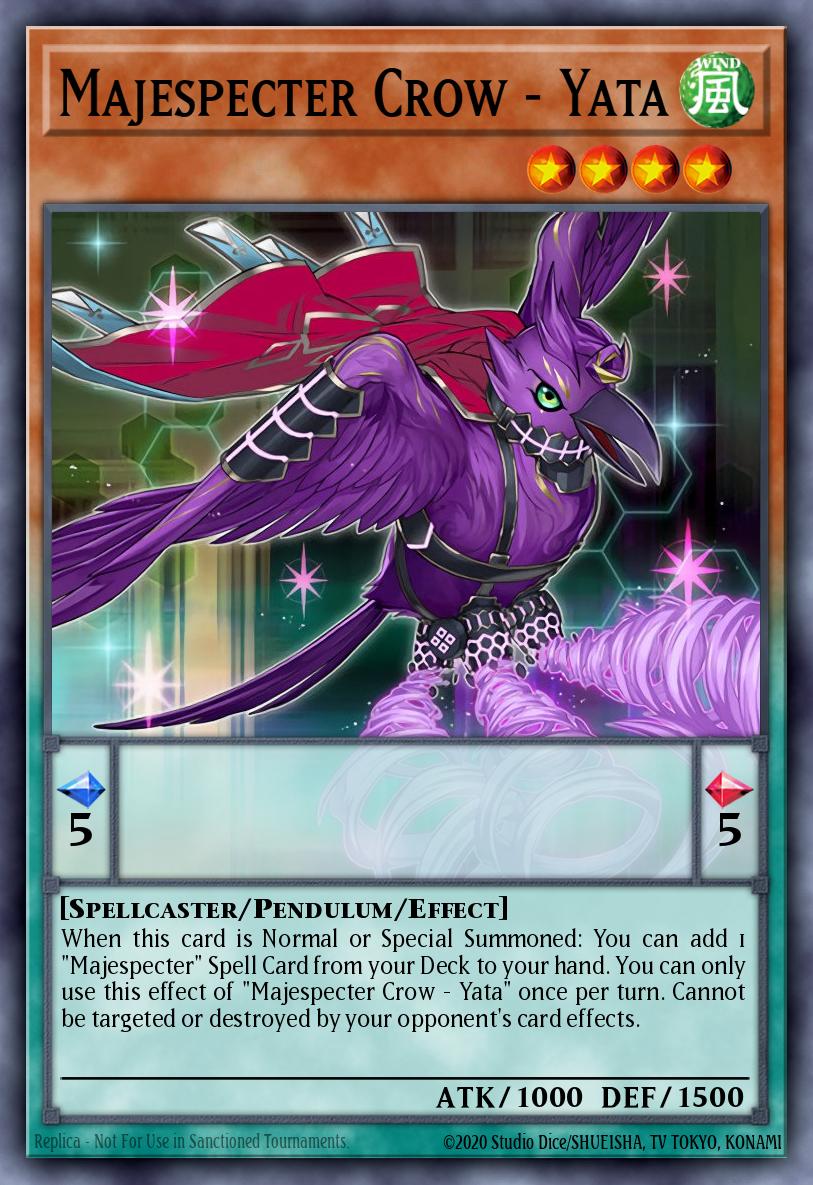Majespecter Crow - Yata Yu-Gi-Oh card