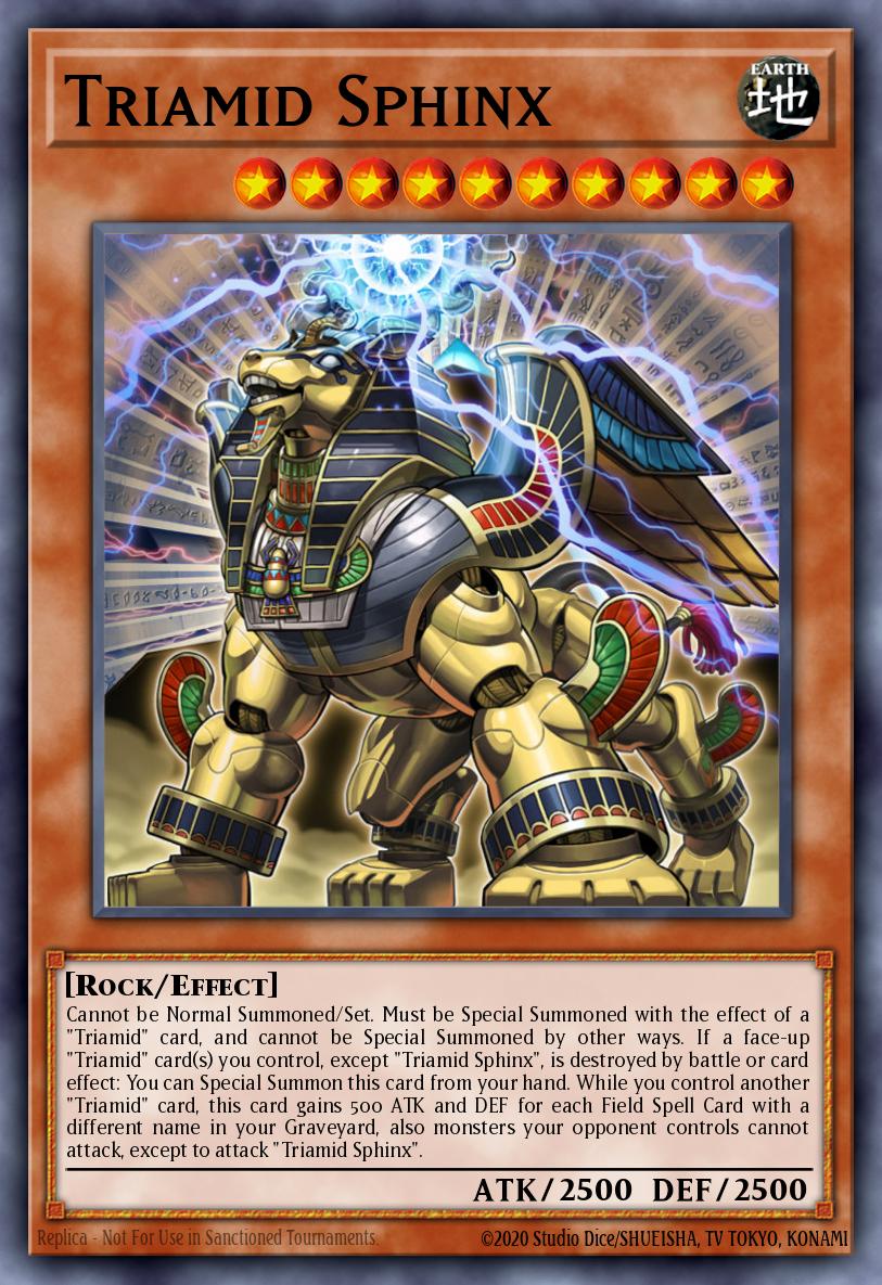 Triamid Sphinx Yu-Gi-Oh card
