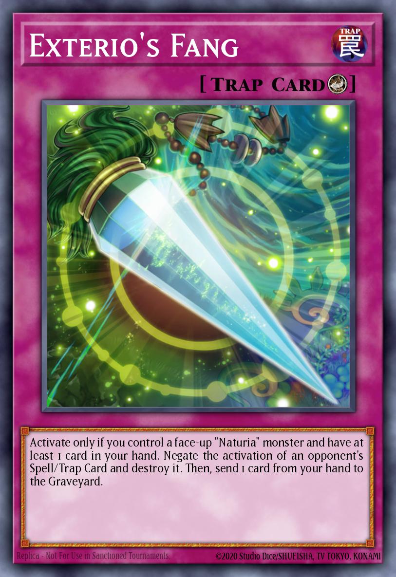 Exterio's Fang Yu-Gi-Oh card