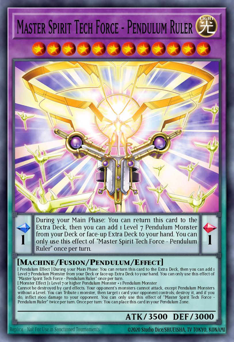 Master Spirit Tech Force - Pendulum Ruler Yu-Gi-Oh card