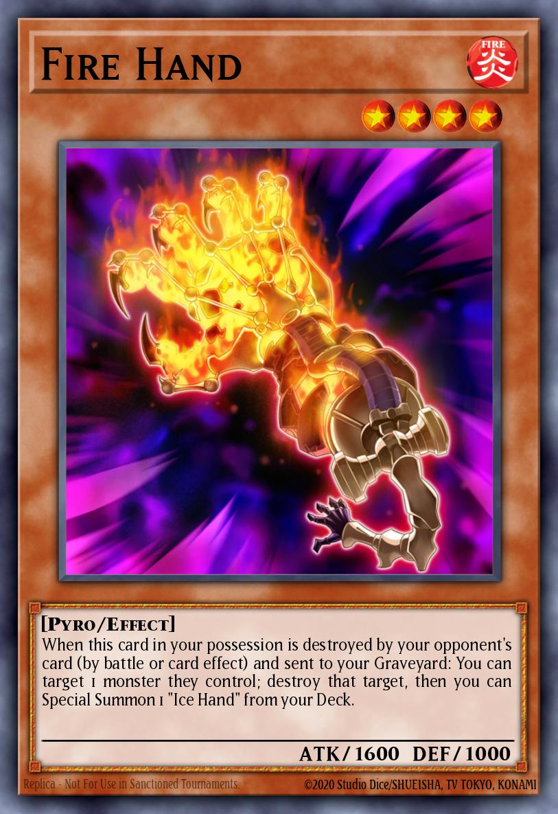 Fire Hand Yu-Gi-Oh card
