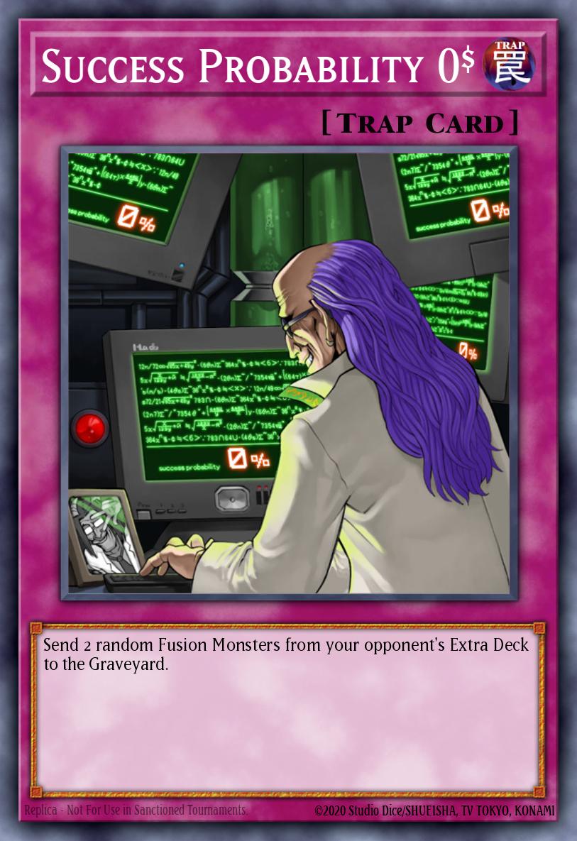 Success Probability 0% Yu-Gi-Oh card