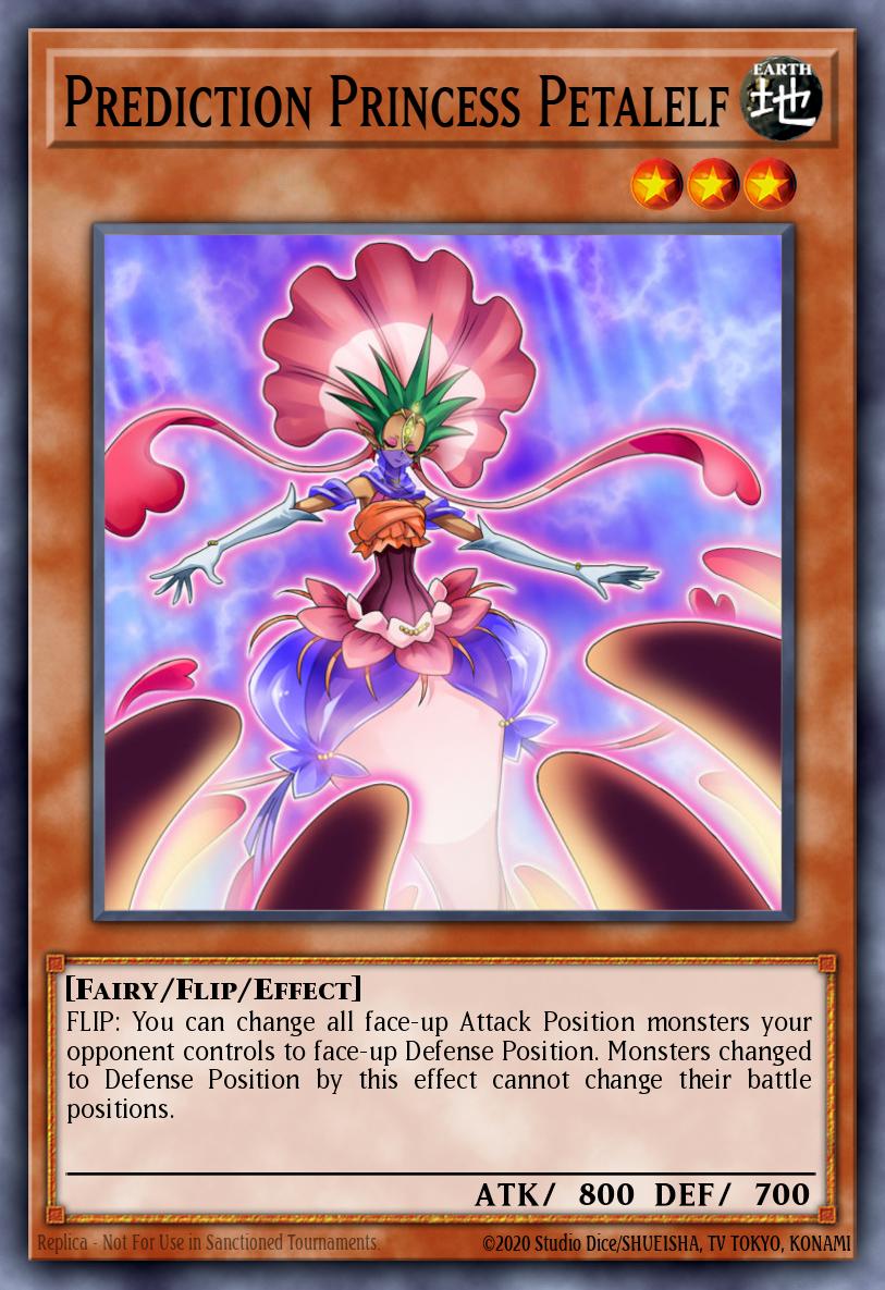 Prediction Princess Petalelf Yu-Gi-Oh card