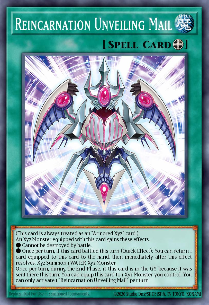 Reincarnation Unveiling Mail Yu-Gi-Oh card