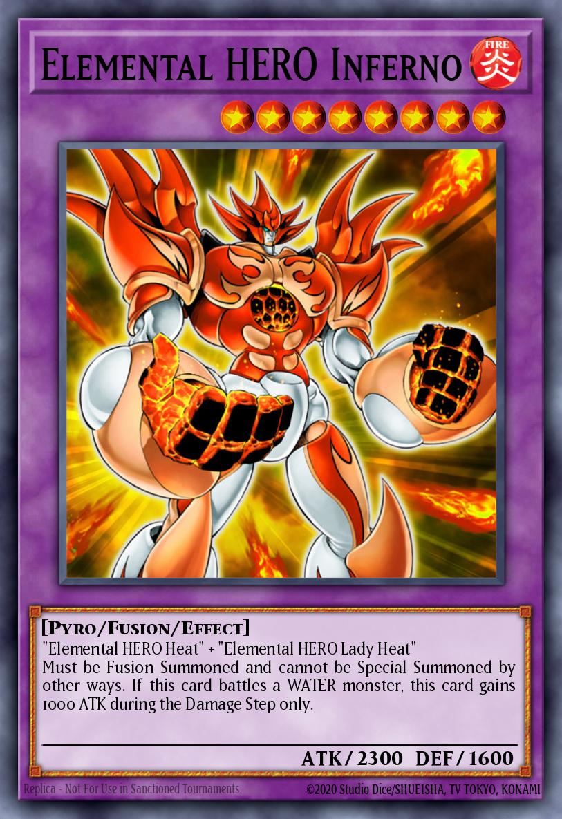 Elemental HERO Inferno Yu-Gi-Oh card