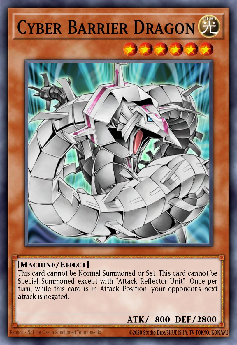 Cyber Barrier Dragon Yu-Gi-Oh card