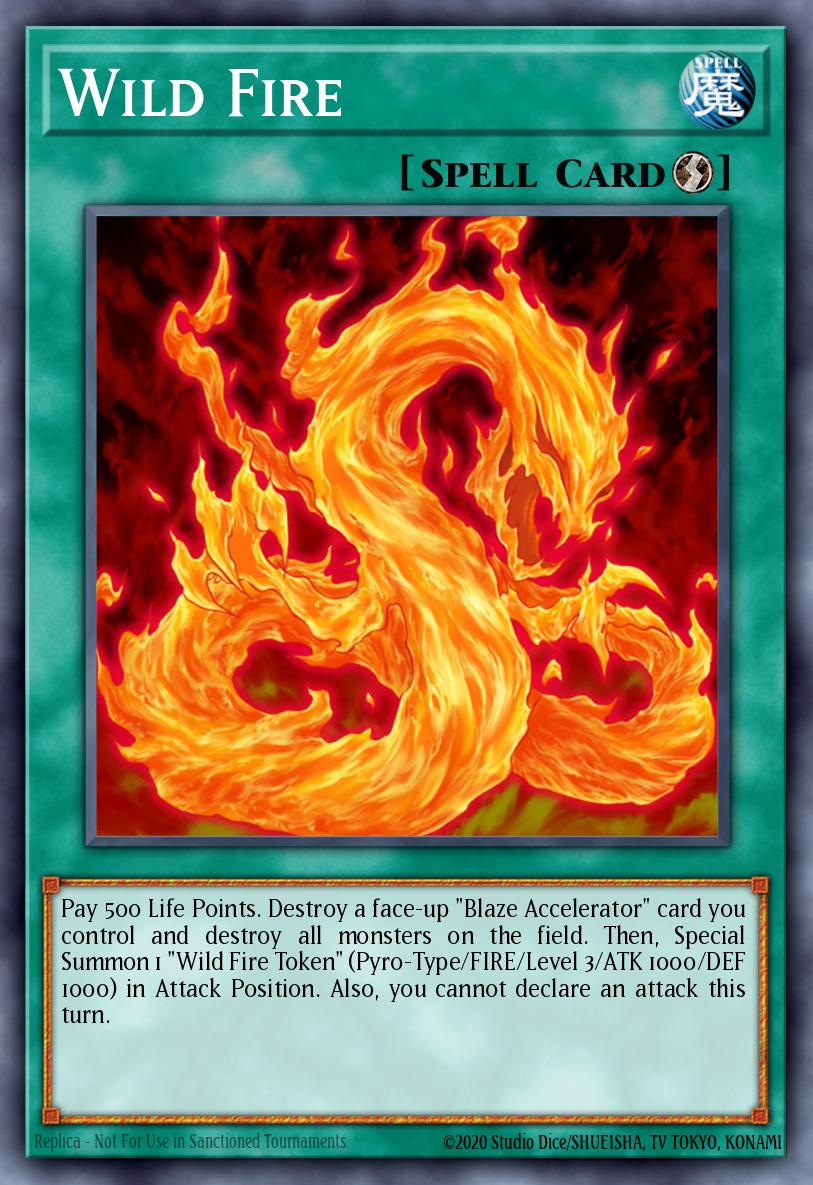 Wild Fire Yu-Gi-Oh card
