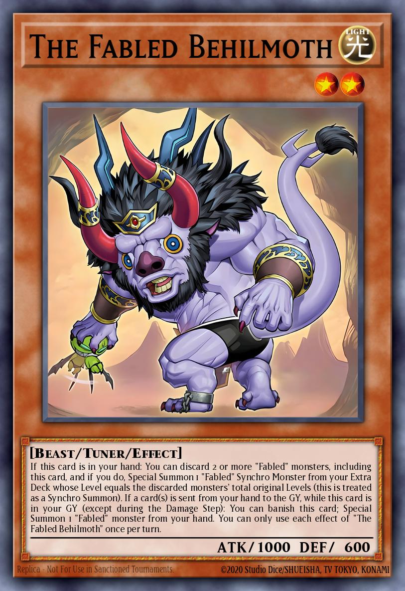 The Fabled Behilmoth Yu-Gi-Oh card