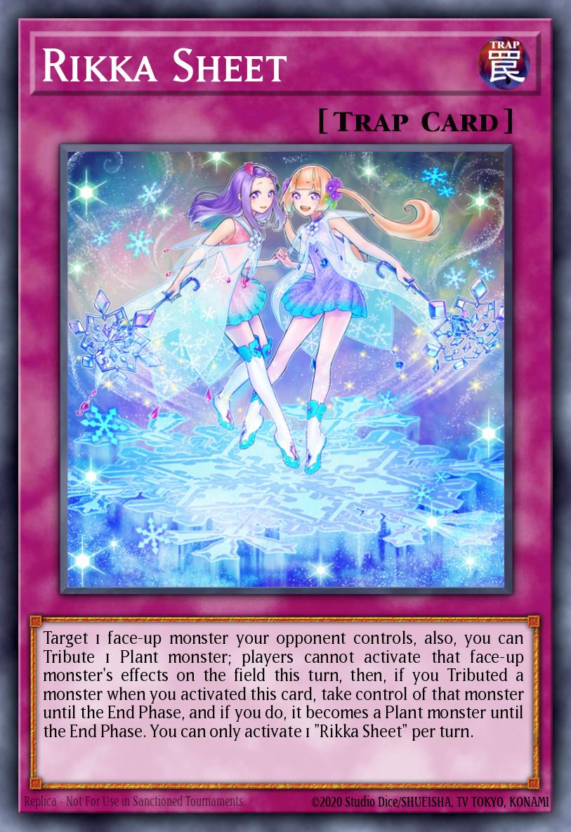 Rikka Sheet Yu-Gi-Oh card
