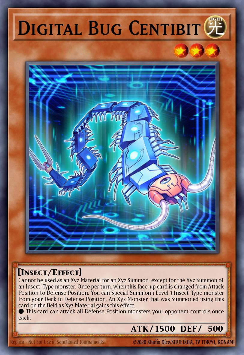 Digital Bug Centibit Yu-Gi-Oh card