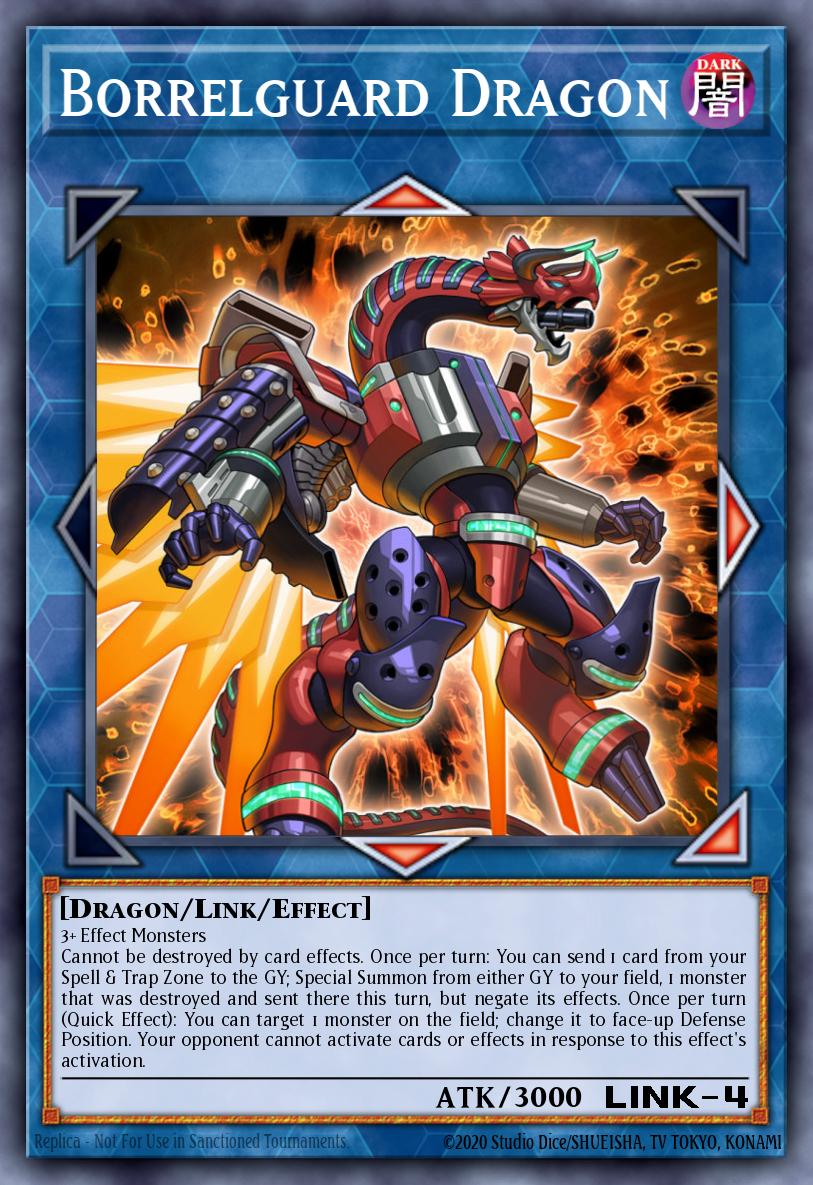 Borrelguard Dragon Yu-Gi-Oh card