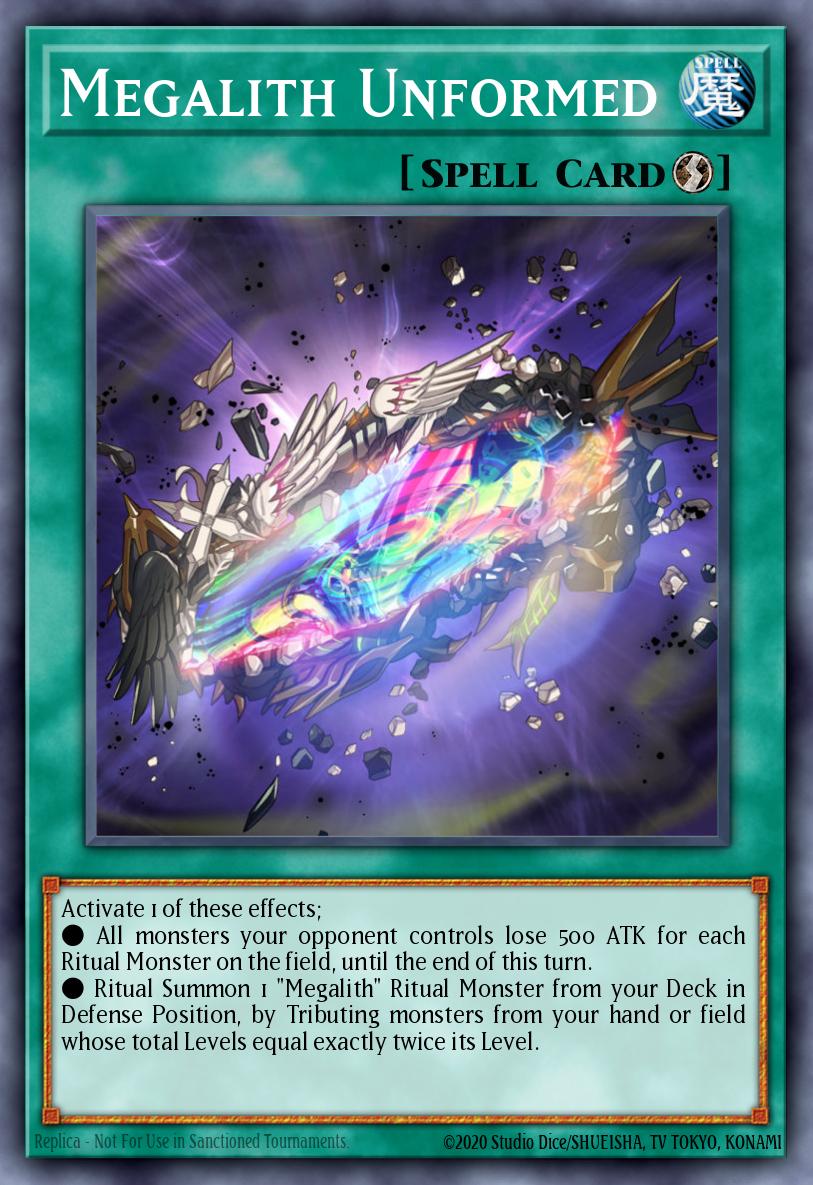 Megalith Unformed Yu-Gi-Oh card