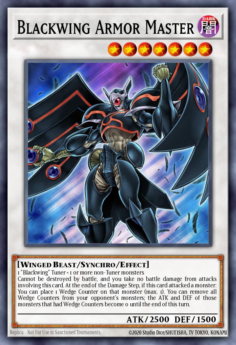 Blackwing Armor Master Yu-Gi-Oh card