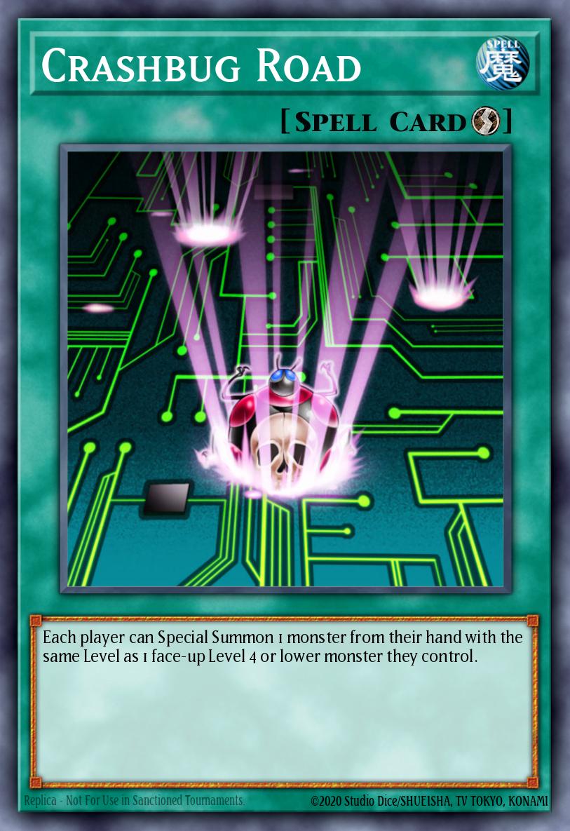 Crashbug Road Yu-Gi-Oh card