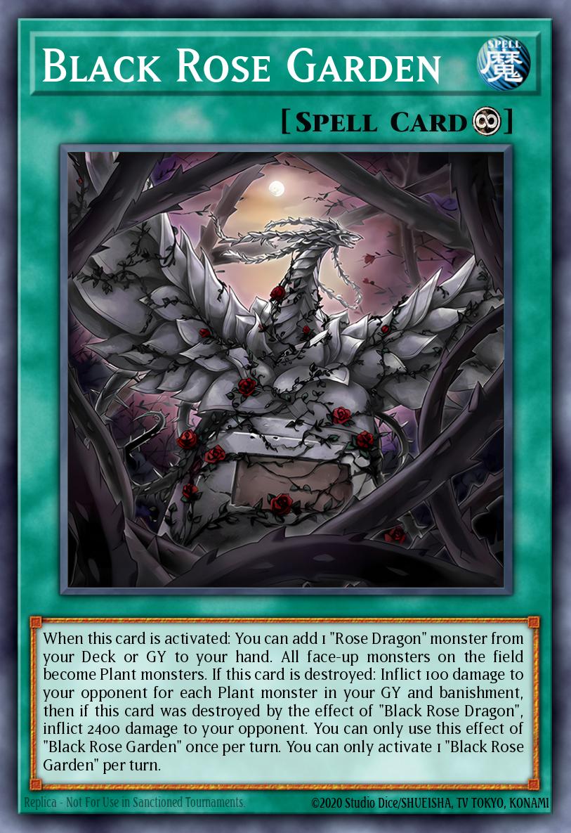 Black Rose Garden Yu-Gi-Oh card