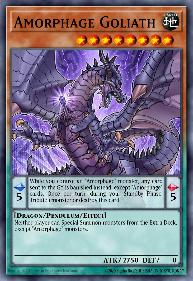 Amorphage Goliath Yu-Gi-Oh card