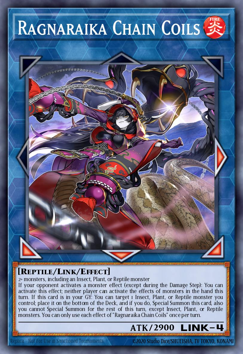 Ragnaraika Chain Coils Yu-Gi-Oh card