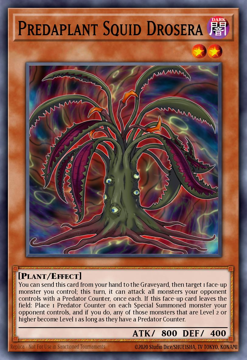 Predaplant Squid Drosera Yu-Gi-Oh card