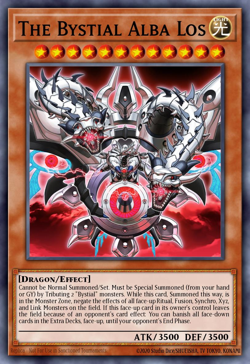 The Bystial Alba Los Yu-Gi-Oh card