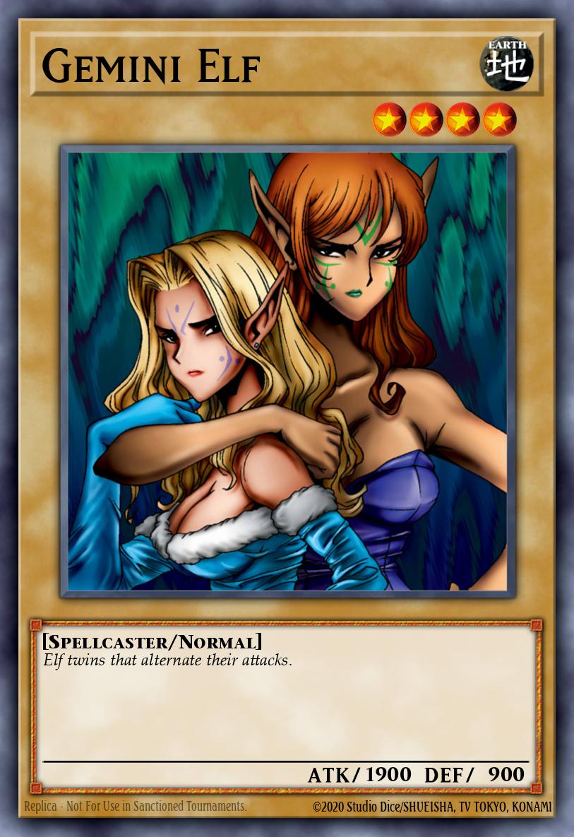 Gemini Elf Yu-Gi-Oh card