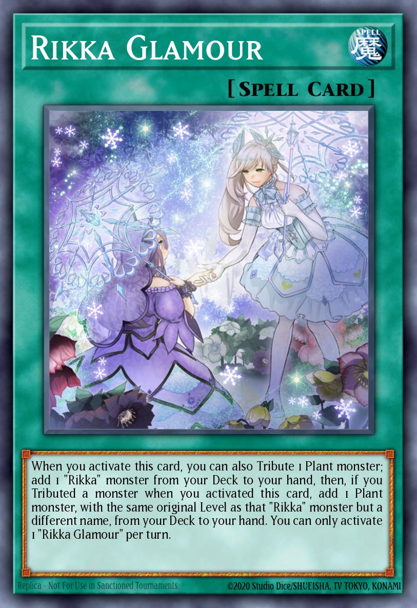 Rikka Glamour Yu-Gi-Oh card
