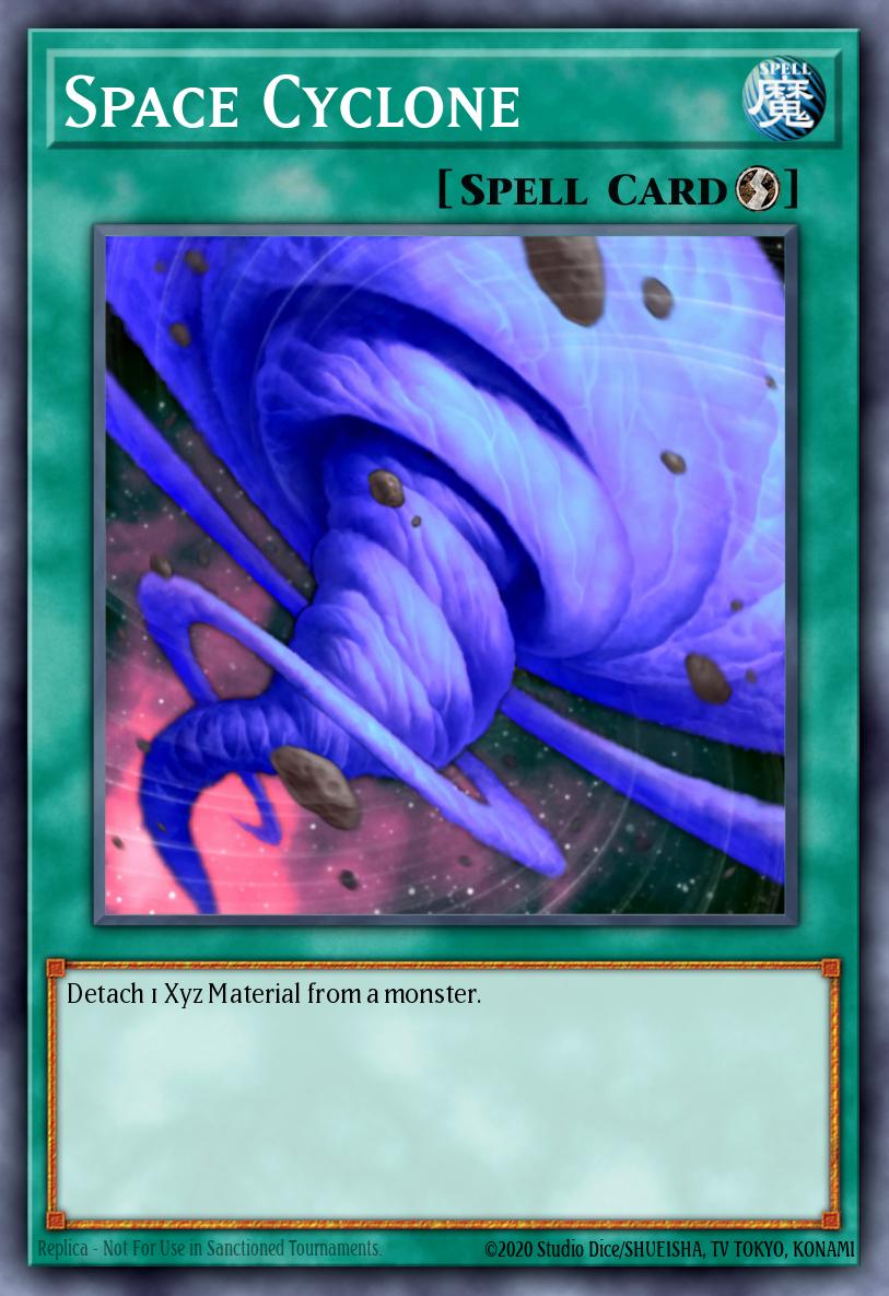 Space Cyclone Yu-Gi-Oh card