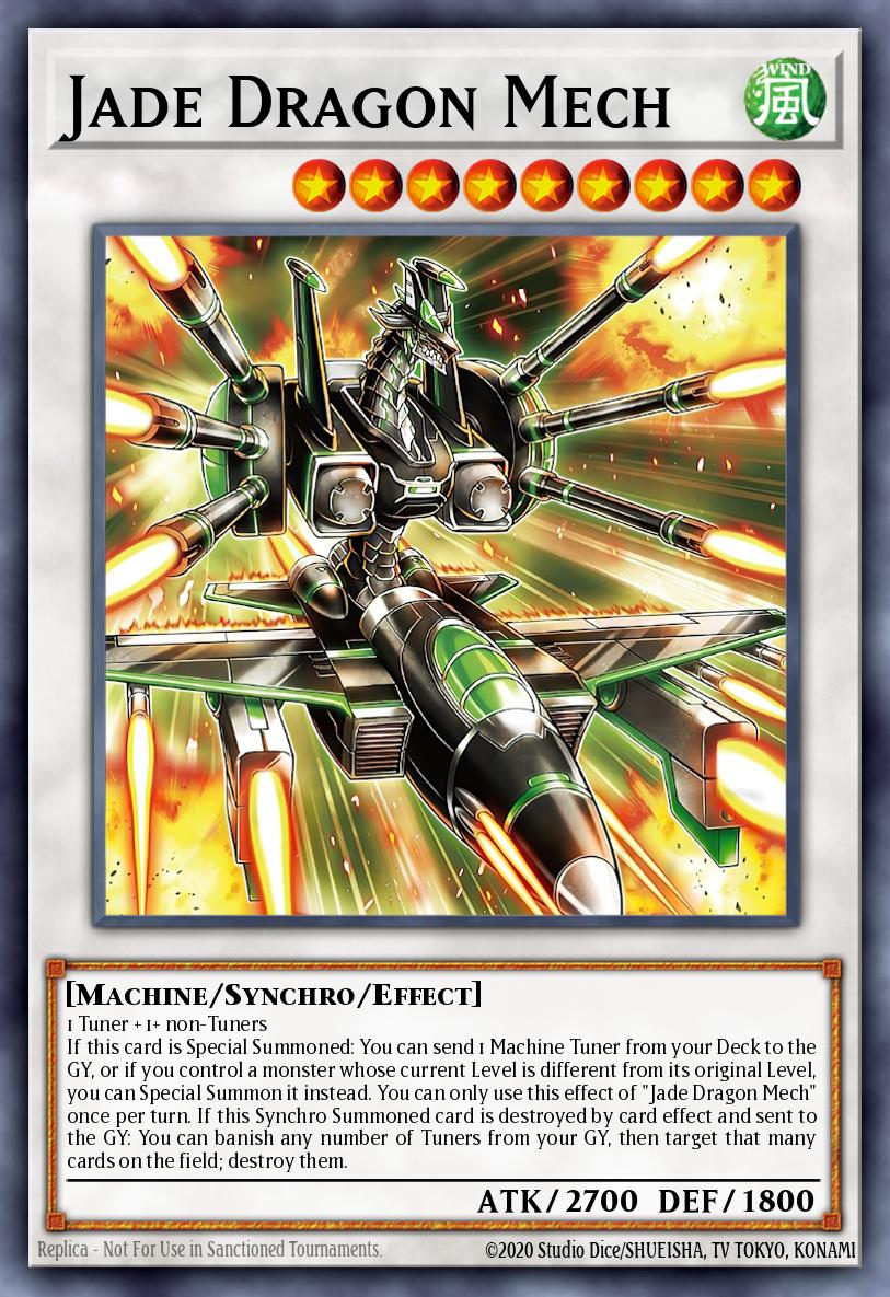 Jade Dragon Mech Yu-Gi-Oh card